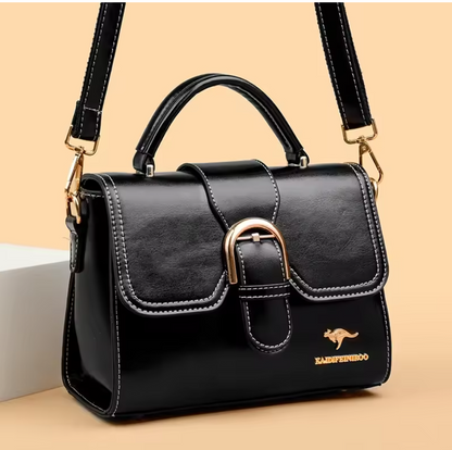 Sac à Main en Cuir à Poignée Supérieure – Élégance Assurée & Style Polyvalent