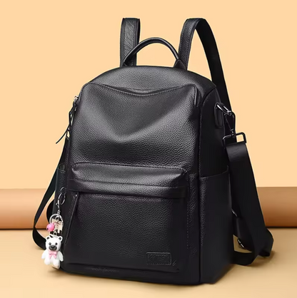 Sac à Dos en Cuir Véritable – Élégance Nomade & Fonctionnalité Haut de Gamme